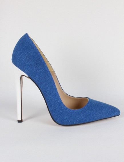 Lora Kroko ince topuklu ayakkabı