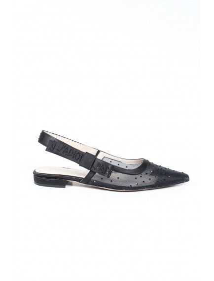 Jadior Taşlı Babet Kadın Düz Ayakkabı