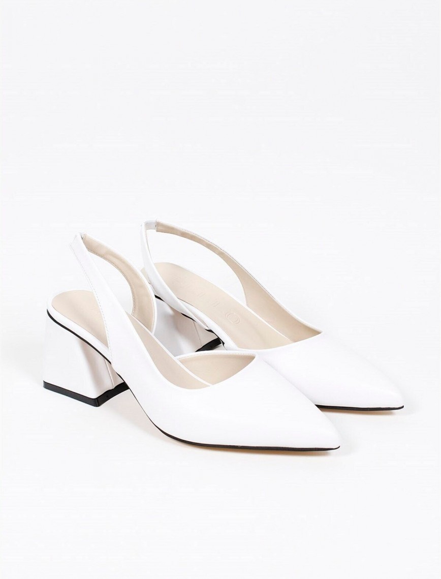 Bent Kalın Topuklu Açık Ayakkabı