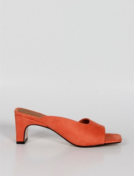 Satranç Kalın Topuklu Açık Ayakkabı