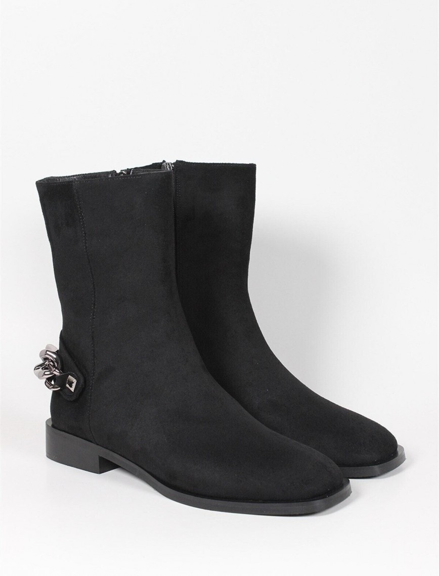 İron Kalın Topuklu Mat Bot